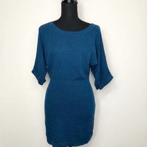 Express Teal Short Sleeve Dress